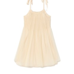Wednesday Sun Dress-  off-white - Size : (12)