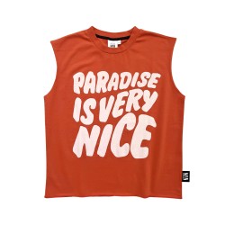 Paradise is very nice tank- cherry red - Size : (2-3)