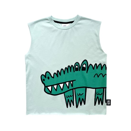 Crocodile tank - Turquoise Blue