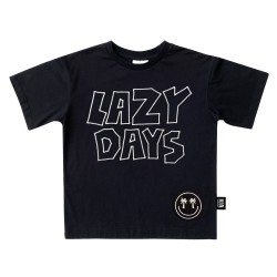 Lazy Days Skate T-Shirt-Midnight Black - Size : (2-3)