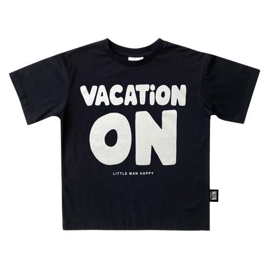 Vacation On Skate T-Shirt- Midnight Black