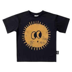 Sunny Side Up Skate T-Shirt- Midnight Black - Size : (2-3)