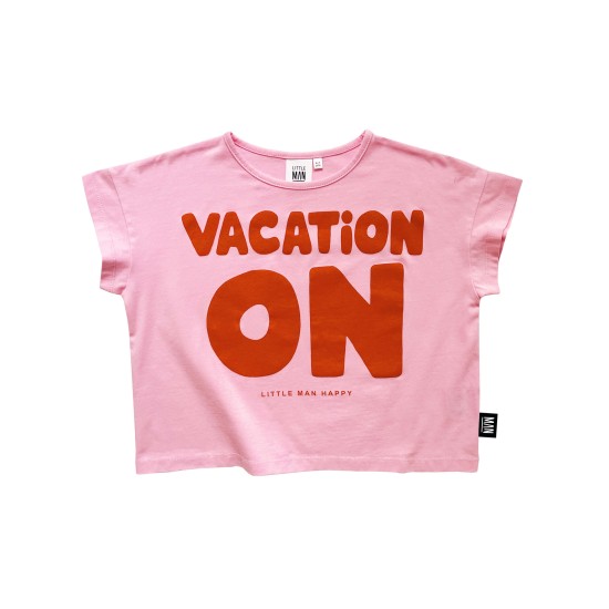 Vacation On Cropped T-Shirt- Rosebloom