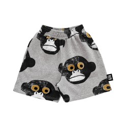 Monkey Board Shorts -  Grey/Melange - Size : (2-3)