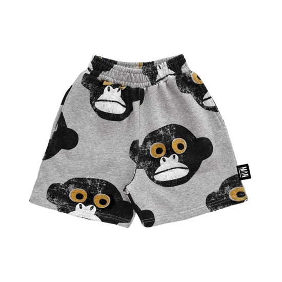 Monkey Board Shorts -  Grey/Melange