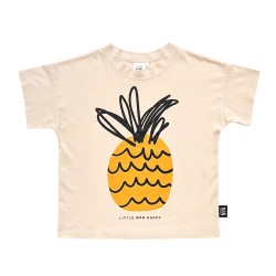 Pineapple Boxy T-Shirt - Off-White - Size : (2-3)
