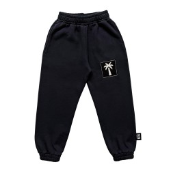 Palms Jogging Pants- Midnight Black - Size : (2-3)