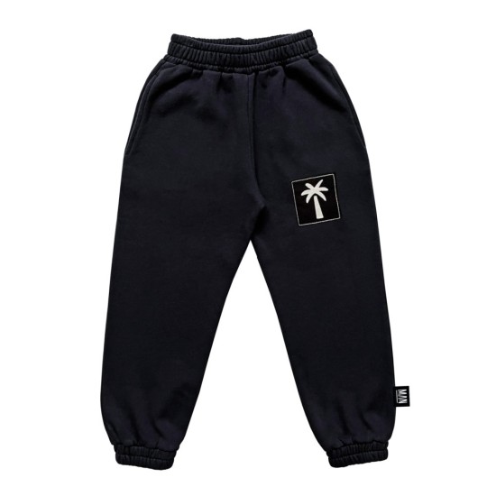 Palms Jogging Pants- Midnight Black