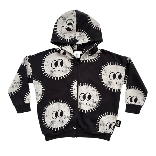 Sunshie Hoodie Jacket- Midnight Black