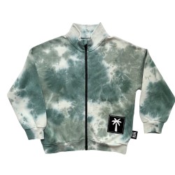 Paradise is very nice Tie Zip Jacket-  Storm Tie Dye - Size : (2-3)