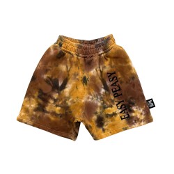 Easy Peasy Tie Dye Board Shorts- Storm Tie Dye - Size : (2-3)