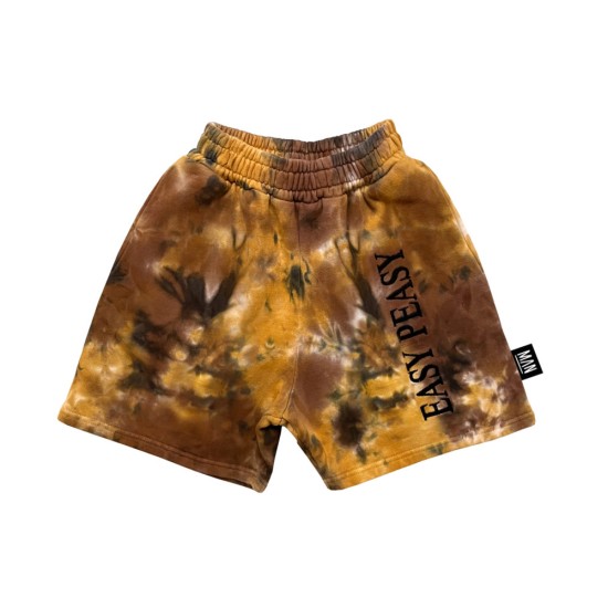 Easy Peasy Tie Dye Board Shorts- Storm Tie Dye