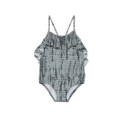 Tie Dye Swimsuit   green - Size : (2)