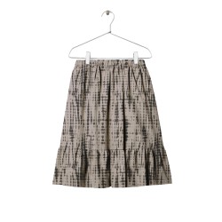 Tie Dye Midi Skirt  sand - Size : (2)