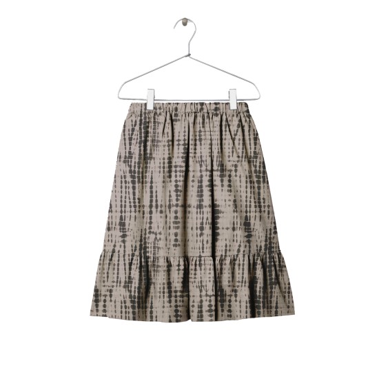 Tie Dye Midi Skirt  sand