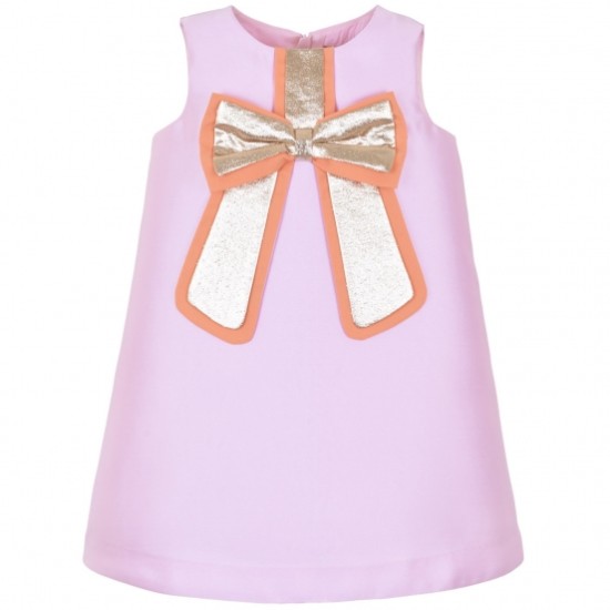 Guilded Box Shift Dress  sugared almond