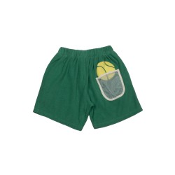 Tennisball Towel Shorts  Green - Size : (2)