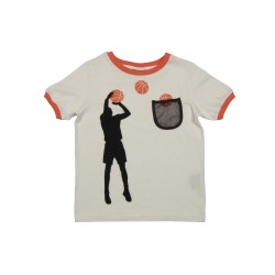 Basketball Mesh Pocket Tee  Jersey_Cru - Size : (2)