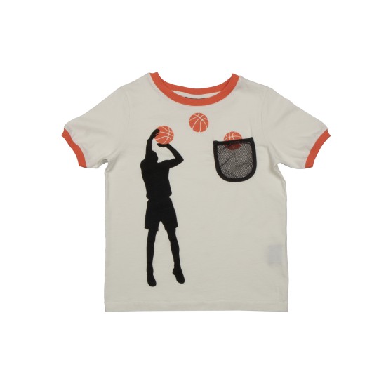 Basketball Mesh Pocket Tee  Jersey_Cru