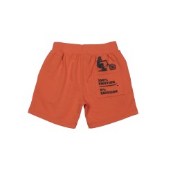 Rider Pocket Shorts  Fleece_Orange - Size : (6)