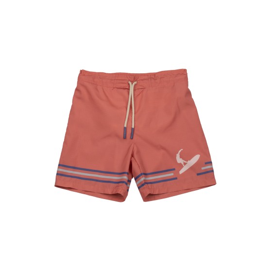 Slogan Swim Standard Long Shorts  Sequal_Coral