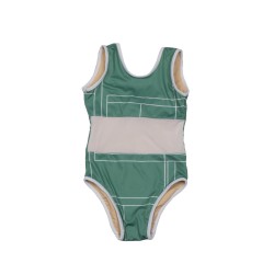 Tennis Swimsuit   Green - Size : (2)