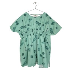 SUMMER-PRINT KAFTAN-green
