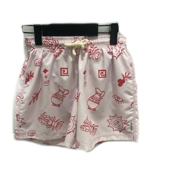 SUMMER-PRINT SWIM SHORTSlavender