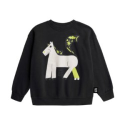 Magic Horse Sweatshirt - Size : (2-3) - Colour : (black)